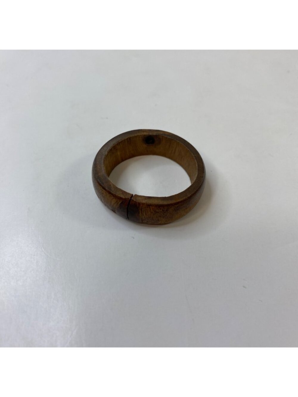 Set 12 Handcrafted 1" Diameter Wooden Napkin Rings Rustic Charm Serve Ware - Picture 6 of 9